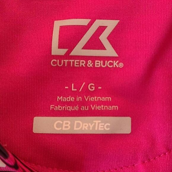 NWT Cutter & Buck Men's Drytek Stripe Polo Shirt Size Large - Picture 5 of 15